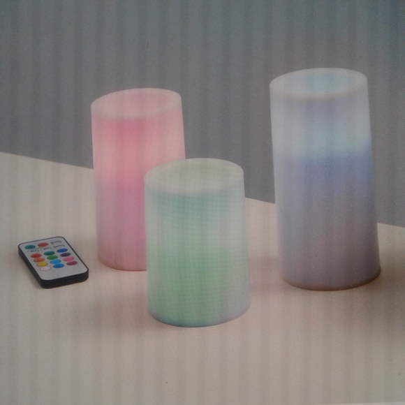 Merkury Innovations Led 3pc Flameless Candles, New - Picture 1 of 2